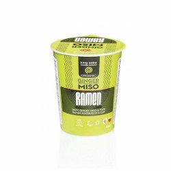 VASO DE SOPA RAMEN DE MISO Y JENGIBRE SIN GLUTEN BIO, 85g
Ref. 130153

Ingredientes: harina de trigo sarraceno* 70%, agua, s