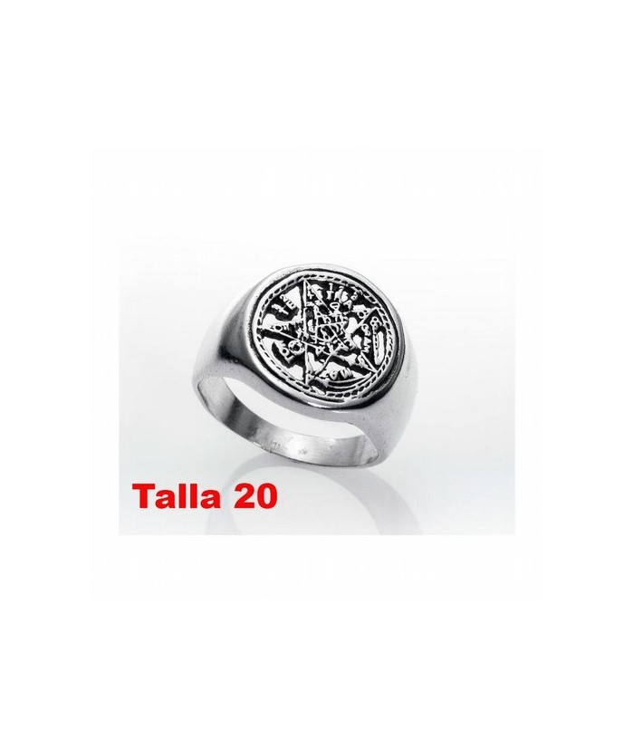 MS.ANILLO PLATA TETRAGRAMATON TALLA 20
