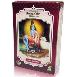 La Henna Botanical de Radhe Shyam, es una mezcla de una variedad de plantas tintóreas especialmente seleccionadas, con las que 