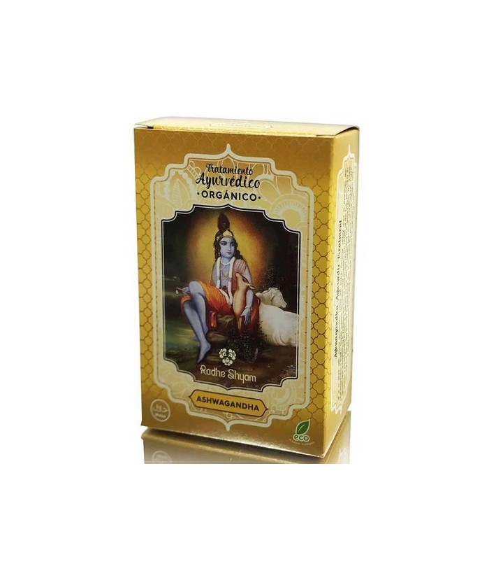 Es una planta con muchísimas propiedades, llamada el Ginseng de la India, muy utilizada en el Ayurveda, el polvo del Ashwagandh