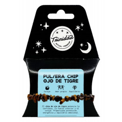 TRI.PULSERA OJO TIGRE CHIP