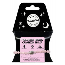 TRI.PULSERA CUARZO ROSA...