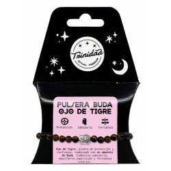 TRI.PULSERA OJO TIGRE BUDA...