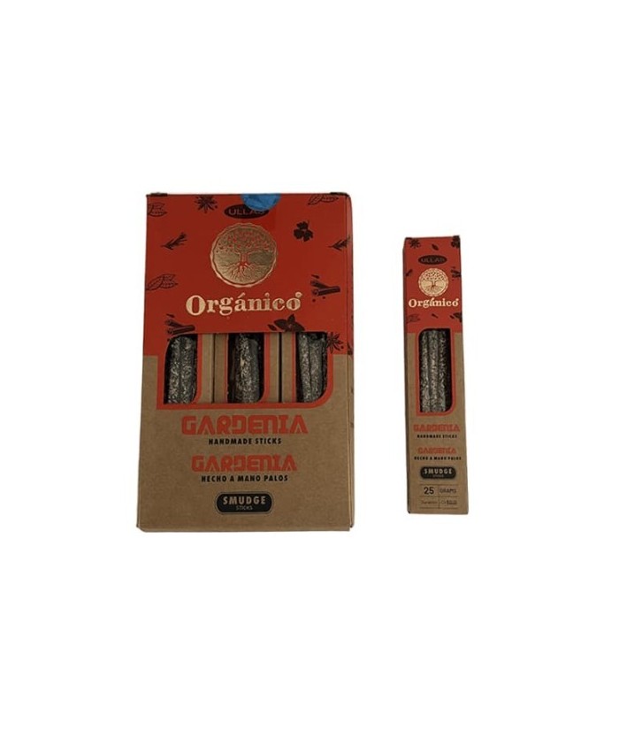 Descripcion
?? Incienso Natural de Gardenias  Ullas
Embriágate con la fragancia dulce y floral de la gardenia.
El incienso 