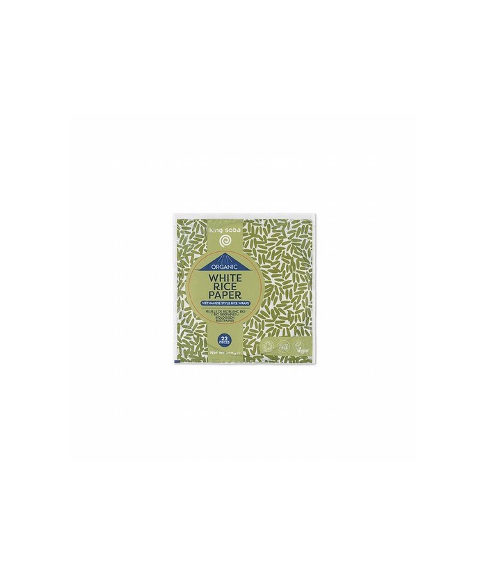 PAPEL DE ARROZ SIN GLUTEN BIO, 200 g
Ref. 130159

Ingredientes: arroz blanco* 98%, almidón de tapioca*, sal. Puede contener 