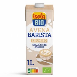 BEBIDA VEGETAL DE AVENA BARISTA BIO, 1L
Ref. 605064

Ingredientes: agua, avena integral italiana* 16%, inulina*1%, aceite de