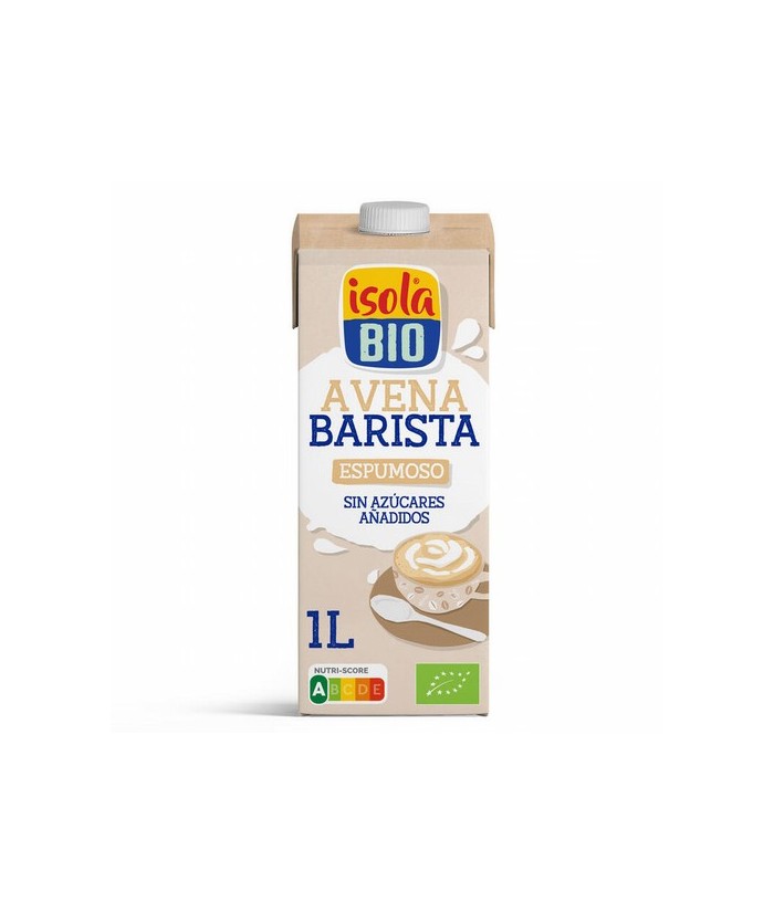 BEBIDA VEGETAL DE AVENA BARISTA BIO, 1L
Ref. 605064

Ingredientes: agua, avena integral italiana* 16%, inulina*1%, aceite de