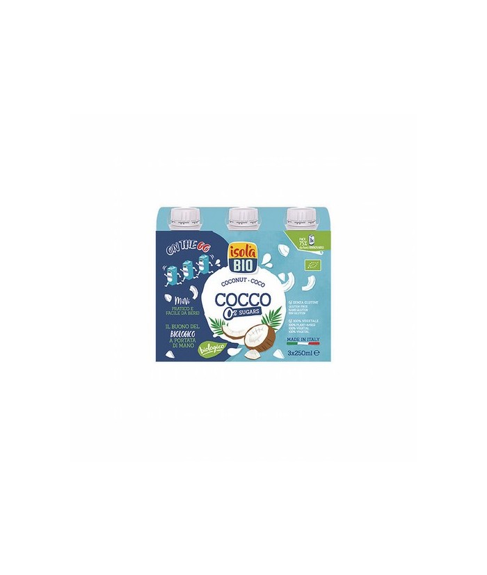 
PACK BEBIDA VEGETAL DE COCO ON THE GO BIO, 250 ml X 3
Ref. 605066

Ingredientes: agua, coco* 4,8%, almidón de arroz*, esta