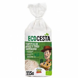 
TORTITAS DE ARROZ Y TRIGO SARRACENO BIO, 115 g
Ref. E1582

Ingredientes: arroz integral* 78,8%, trigo sarraceno* 19,9%, sa