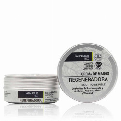 Cuida y rejuvenece tus manos con nuestra Crema de Manos Regeneradora 50ml Labnatur Bio.
Características
Con Aceites de Rosa M