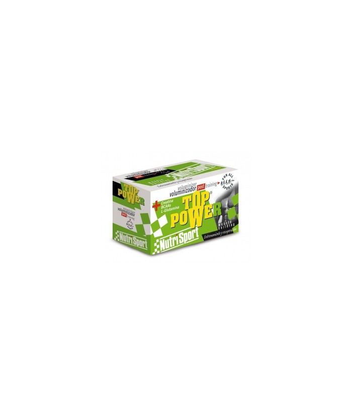 TOP POWER es la óptima combinación de proteínas de suero de leche + Aminoácidos Ramificados, con Acido Lipoico + Minerales y Vi