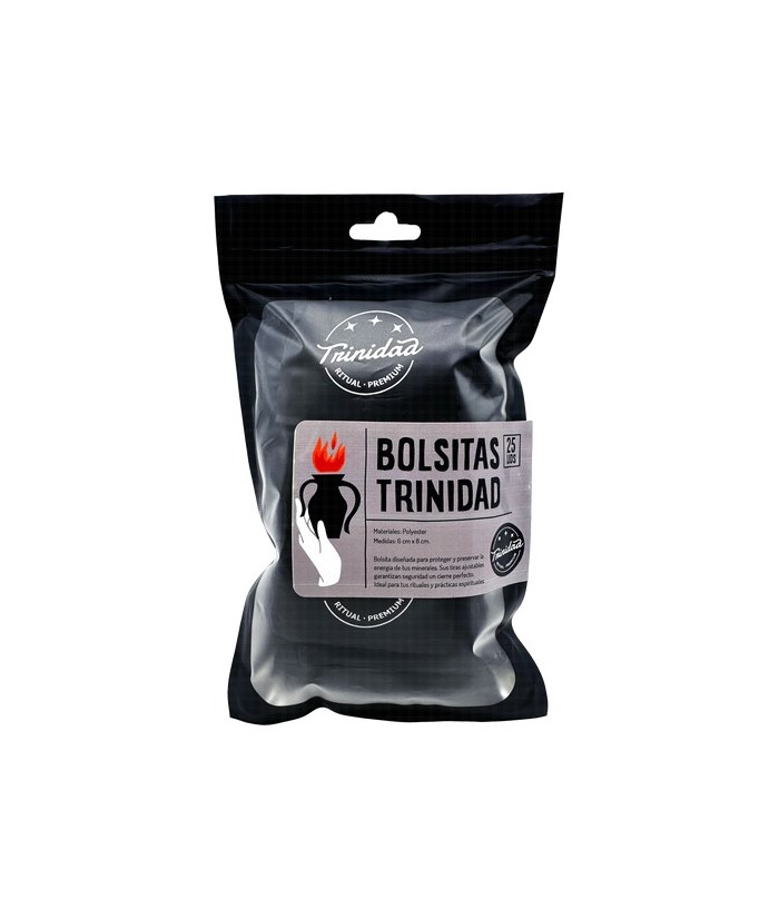 TRI.PACK BOLSITAS NEGRAS TRINIDAD 25 UNID.