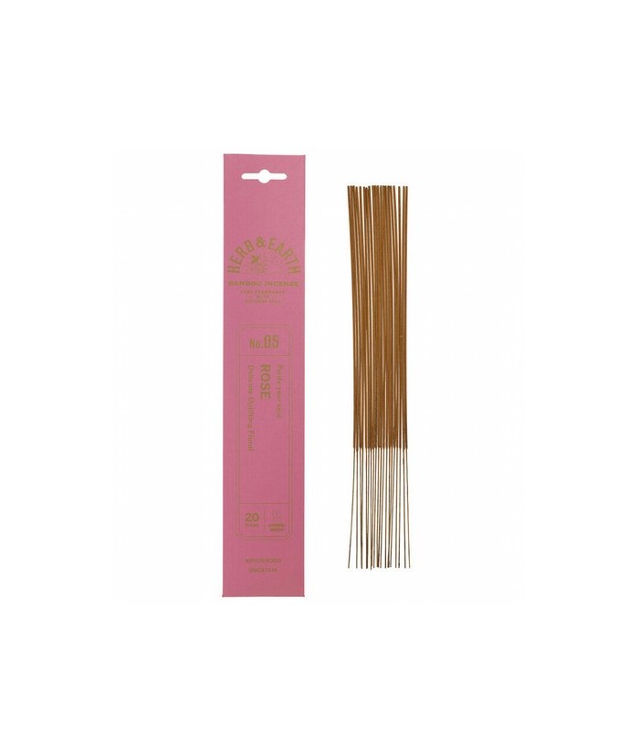 Rosa: aroma delicado, inspirador y floral.

Pura fragrancia con aceites naturales
La colección Herb & Earth de Nippon Kodo f