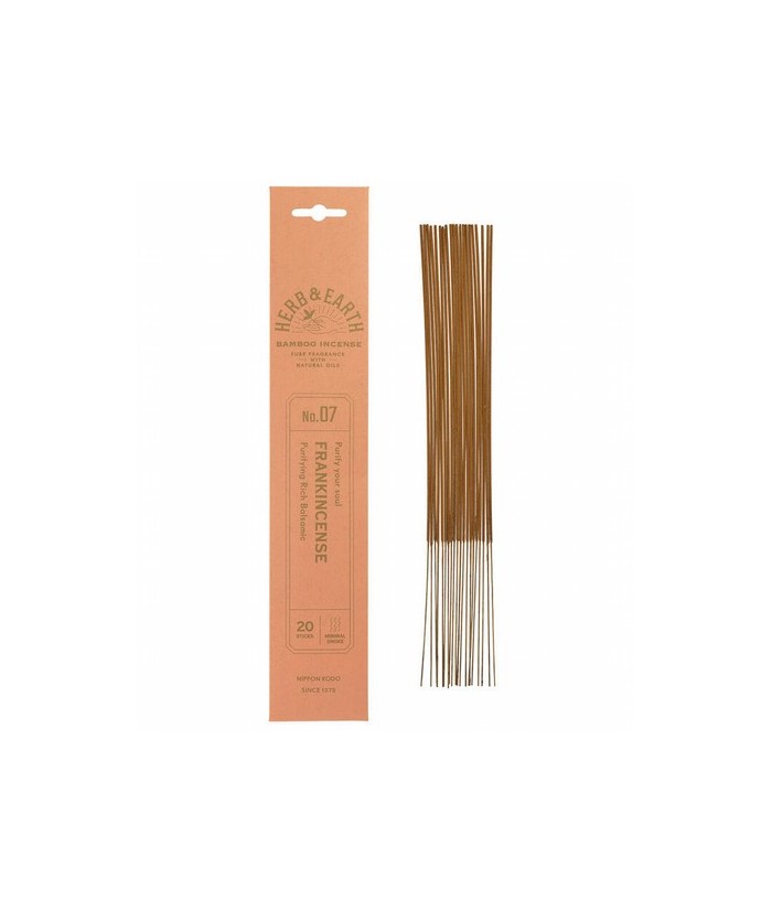 Incienso de iglesia: aroma purificador, generoso y reconfortante.

Pura fragrancia con aceites naturales
La colección Herb &