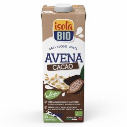 BEBIDA VEGETAL DE AVENA Y CACAO SIN AZUCARES AÑADIDOS BIO, 1L
Ref. 605083

Ingredientes: agua, avena* 11%, cacao* de comerci