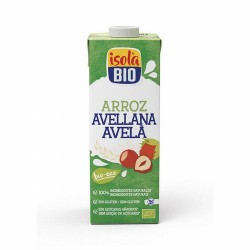 BEBIDA VEGETAL DE ARROZ Y AVELLANAS BIO, 1 L
Ref. 605013

Ingredientes: agua, arroz* 17%, avellanas* 3%, sal marina.
. (*)=