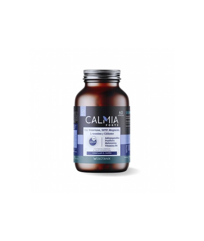 Calmia Noche Forte

Complemento alimenticio a base de extractos de plantas, L-teanina, magnesio, vitamina B6 y melatonina.
