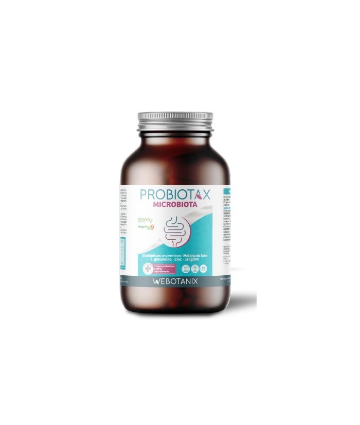 Probiotax Microbiota WeBotanix
Equilibra tu intestino, potencia tu bienestar.

¿Qué es Probiotax Microbiota WeBotanix?
Prob