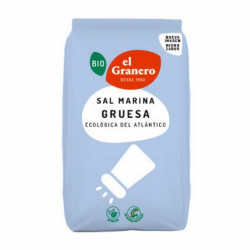 SAL MARINA GRUESA BIO, 1 Kg
Ref. 013081

Ingredientes: sal* marina gruesa. (*) De cultivo ecológico.
. (*)=De cultivo ecoló