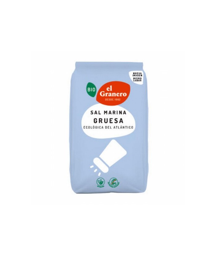 SAL MARINA GRUESA BIO, 1 Kg
Ref. 013081

Ingredientes: sal* marina gruesa. (*) De cultivo ecológico.
. (*)=De cultivo ecoló