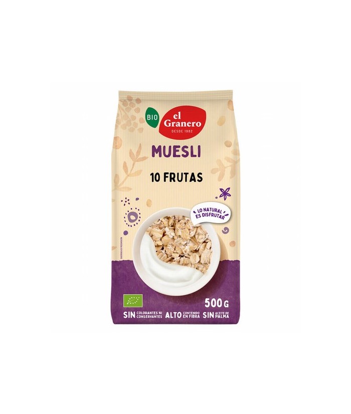 EG.MUESLI FRUTAS BIO 500 GR.