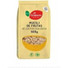
MUESLI FRUTAS BIO, 500 g
Ref. 011829

Ingredientes: Cereales* 86% (copos de trigo* integrales y copos de avena * integrale