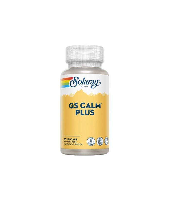 Gs calm plus- 30 Vegcaps. Sin gluten. Apto para veganos.
Contenido medio (por VegCap)
Extracto de semilla de Griffonia (con u