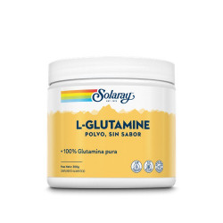 L-Glutamina polvo- 300 g. Sin gluten. Sabor Neutro. Apto para veganos
Contenido medio (por toma- 2g-)
L-glutamina

2000

