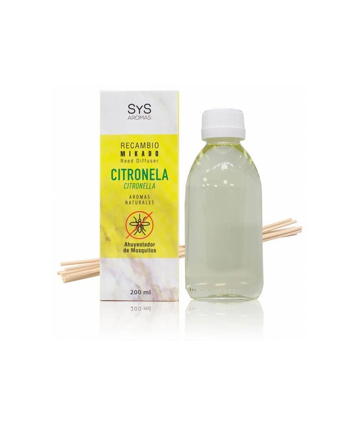 SS.RECAMBIO MIKADO CITRONELA 200 ML.