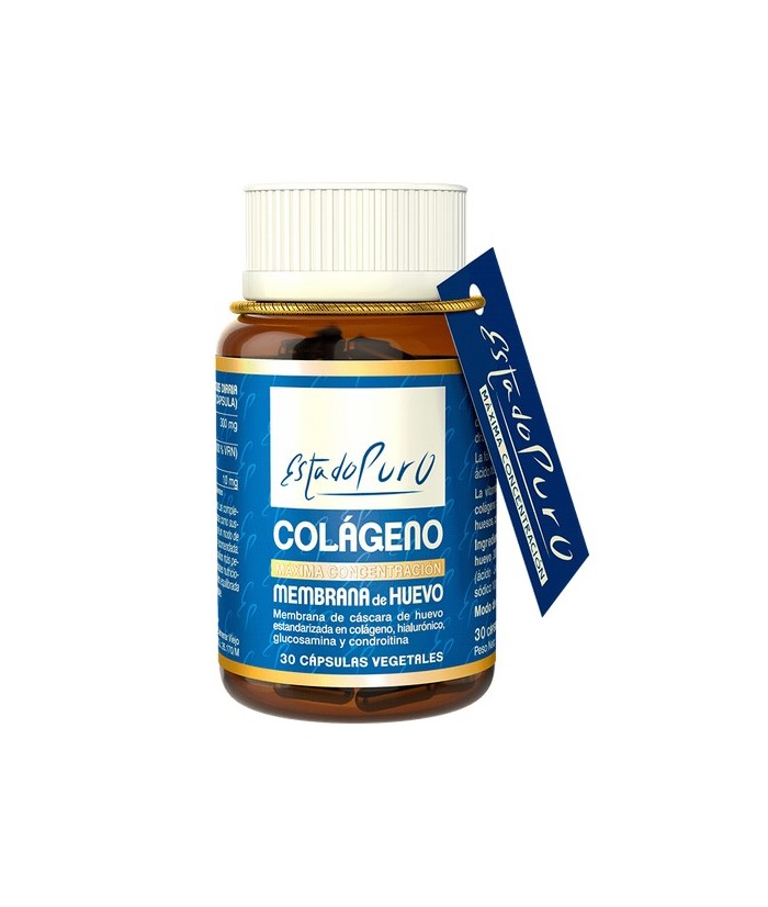 Colágeno procedente de pura membrana de huevo estandarizada en colágeno, ácido hialurónico, glucosamina, condroitina, lisozima,