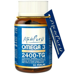 Complemento alimenticio concentrado de Ácidos Grasos Omega 3 (EPA y DHA) en forma de Triglicéridos procedentes de Aceite de Pes