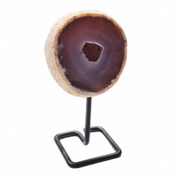 Geoda de Ágata en base de metal de 5mm de grosor.

Origen: Brasil

Altura: 13 cm aprox.