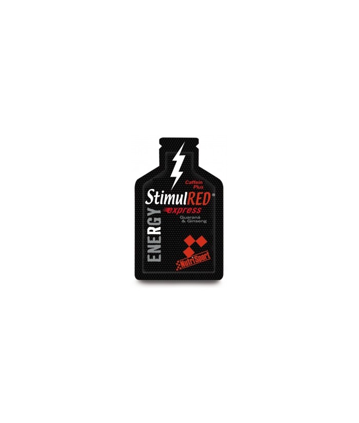Cantidad por dosis (1 gel de 30 ml):
Energía:
Hidratos de carbono de cadena corta y de cadena larga (6.5 g):
StimulRED® te p