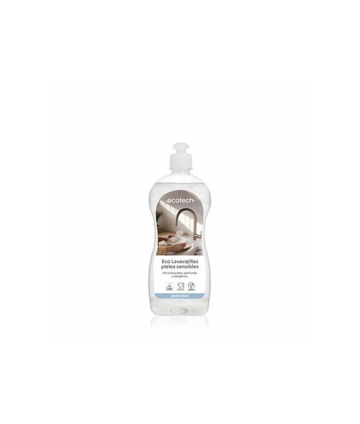 ECOTECH GREEN ZERO Eco lavavajillas pieles sensibles
Detergente para el lavado manual de vajilla, cristalería y menaje de coci