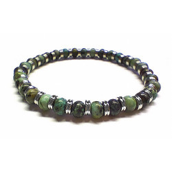 Pulsera de Turquesa para hombre (6mm).

En goma elástica