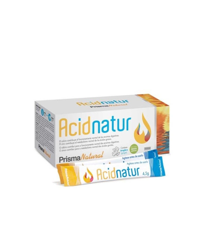 El complemento alimenticio formulado a base de ingredientes naturales, para el alivio inmediato de la acidez, produciendo un co