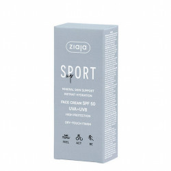 Crema facial ligera de hidratación instantánea con acabado dry-touch y con alta protección solar SPF 50 que protege de rayos UV