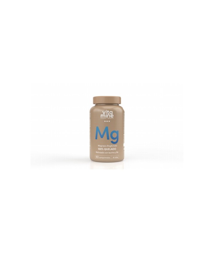 Magnesio Bisglicinato
60 comprimidos de 1.200 mg


Magnesio Bisglicinato de Vitamine contiene magnesio quelado (bisglicinat