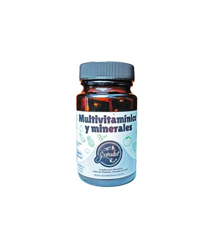 Cápsulas Multivitamínicas y Minerales. Complemento alimenticio diseñado para apoyar tu bienestar diario. Cada cápsula aporta vi