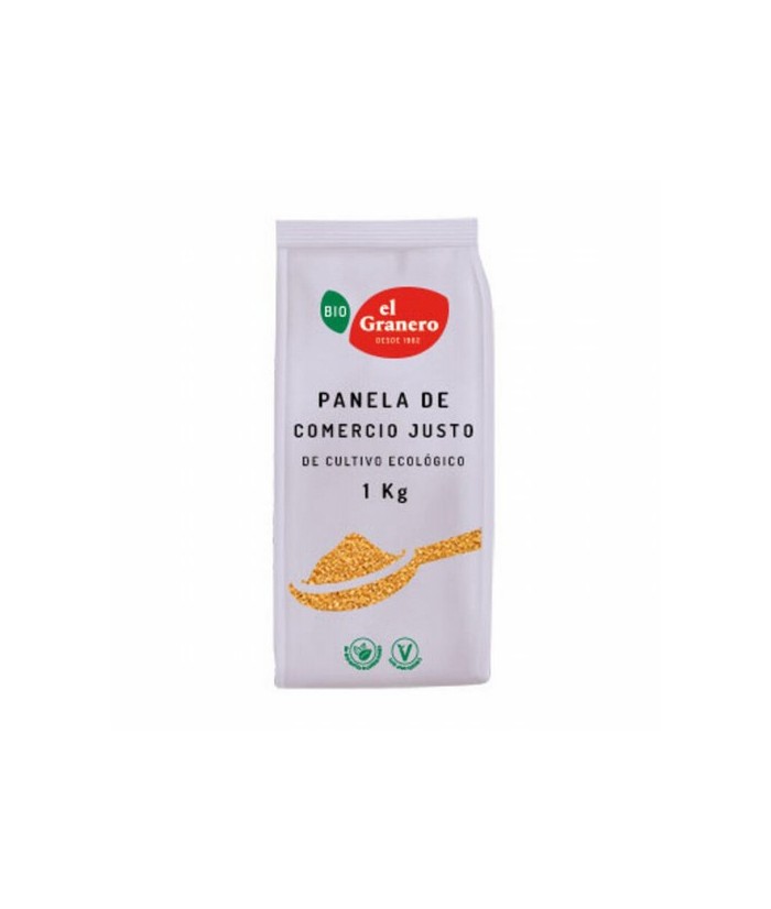 PANELA DE COMERCIO JUSTO BIO, 1 Kg
Ref. 014226

Ingredientes: azúcar de caña sin refinar*. Puede contener trazas de gluten, 