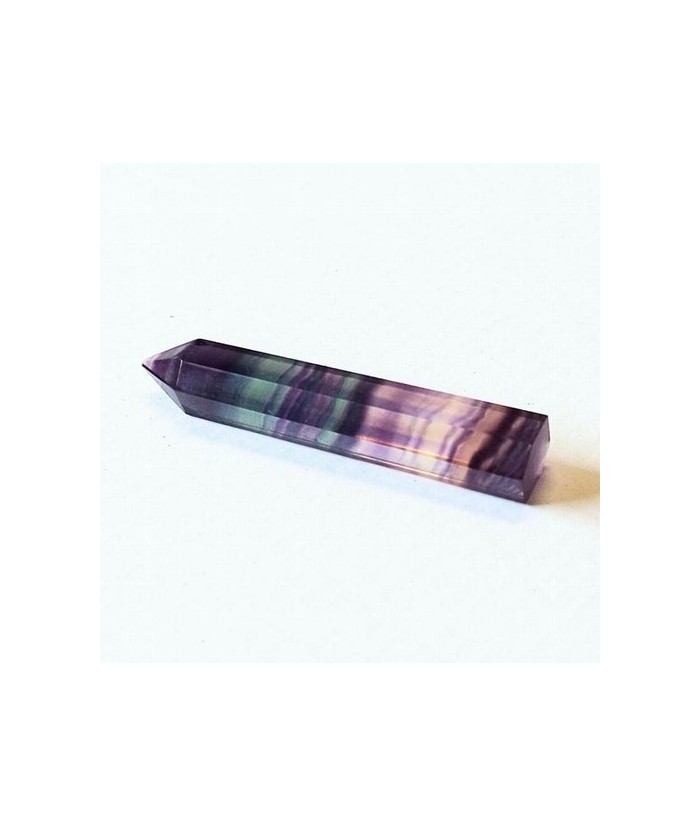 Punta pulida de Fluorita bandeada. CALIDAD "EXTRA".

Medidas: 6-7 cm aprox.

Peso: 20-30 gramos aprox.