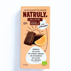 ¡NUEVAS galletas BIO de cacao y naranja! 
Siguen siendo "SIN NADA". Lo que sí tienen es un sabor que te dejará deseando más y 