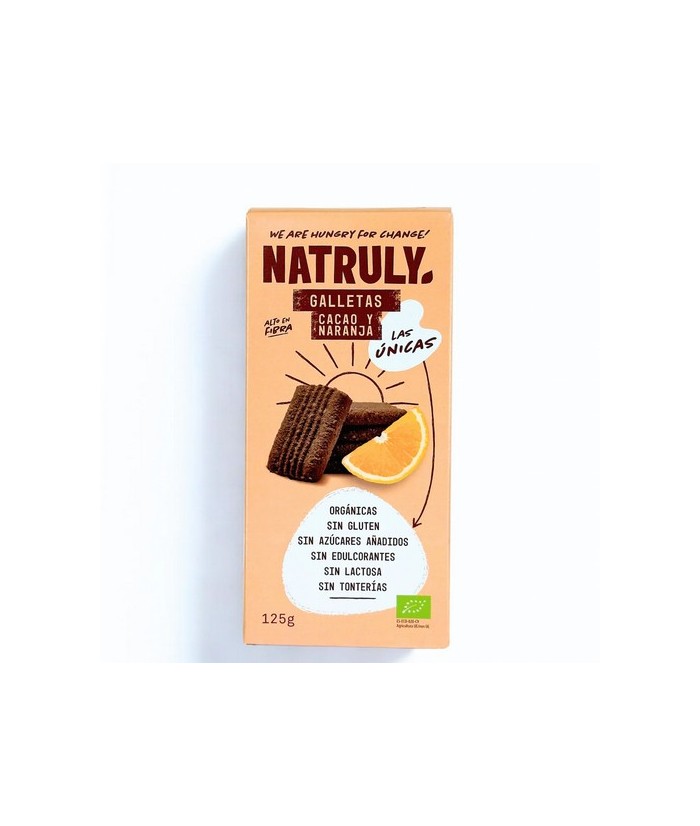 ¡NUEVAS galletas BIO de cacao y naranja! 
Siguen siendo "SIN NADA". Lo que sí tienen es un sabor que te dejará deseando más y 