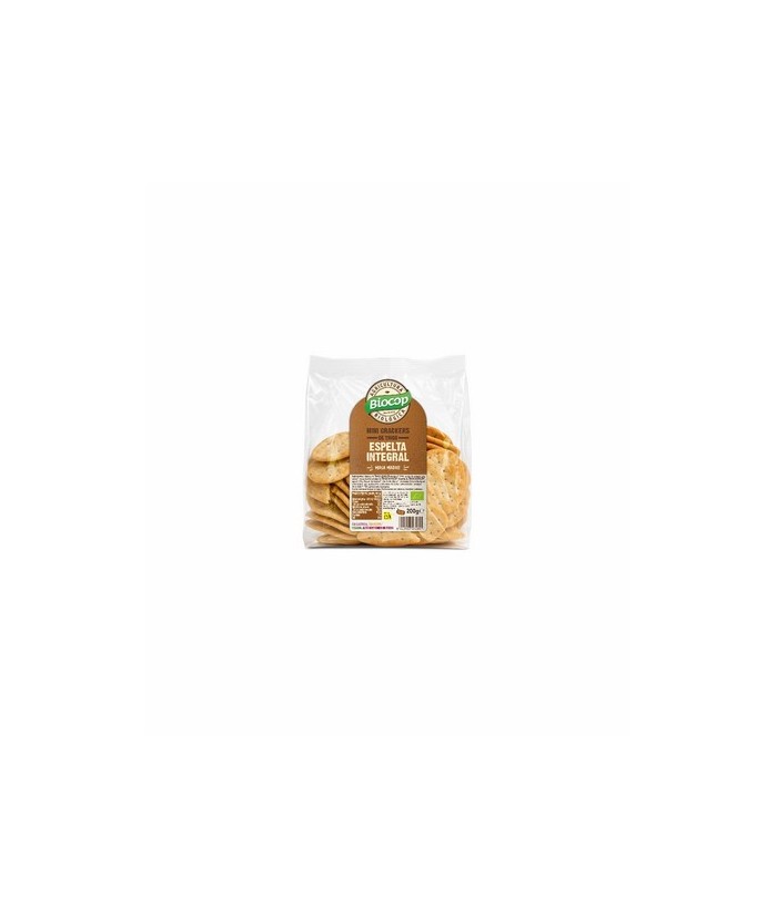 Ingredientes: Harina de TRIGO ESPELTA integral* 74%, aceite de girasol alto oleico*, masa madre natural de TRIGO ESPELTA* (hari