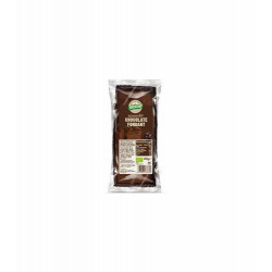 Ingredientes: HUEVOS ENTEROS*, azúcar moreno de caña de comercio justo*, aceite de girasol oleico desodorizado*, chocolate de c