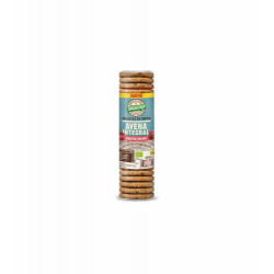 Ingredientes: Copos de AVENA integral*31%, harina de TRIGO integral *30%, aceite de semillas de girasol*, azúcar de caña*, arán