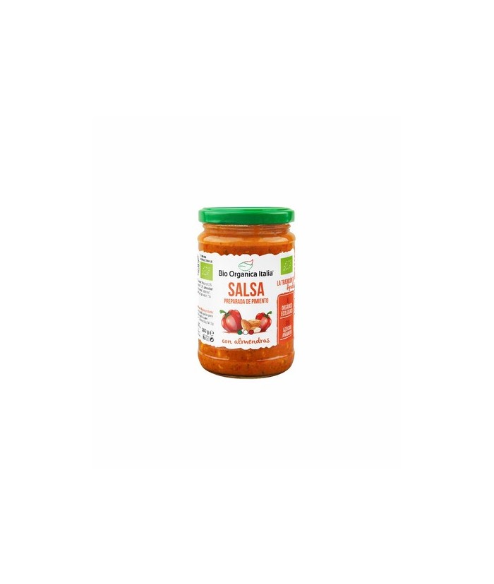 Ingredientes: Pimientos* 68%, QUESO* Pecorino 8% (LECHE*, sal, cuajo), aceite de girasol* 6%, ALMENDRAS* 6%, cebolla*, aceite d