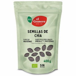 SEMILLAS DE CHIA BIO, 400 g
Ref. 011939

Ingredientes: semillas de chía* (salvia hispanica). Puede contener trazas de sésamo
