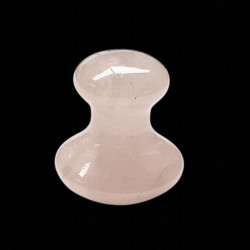 Masajeador de Cuarzo Rosa natural en forma de seta/hongo.

Esta herramienta, tallada con una forma ergonómica de hongo, irrad