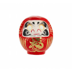 Daruma, Daruma: hago un propósito y te pinto un ojo. Cuando lo haya cumplido, te pintaré el otro.
Siguiendo la tradición, la